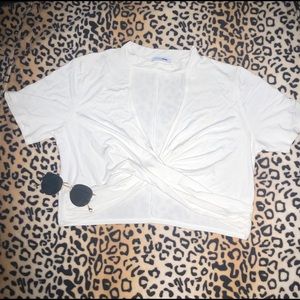 Fashion Nova twist front crop top